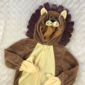 Miniwear Lion Costume Full Body 24 Months Brown